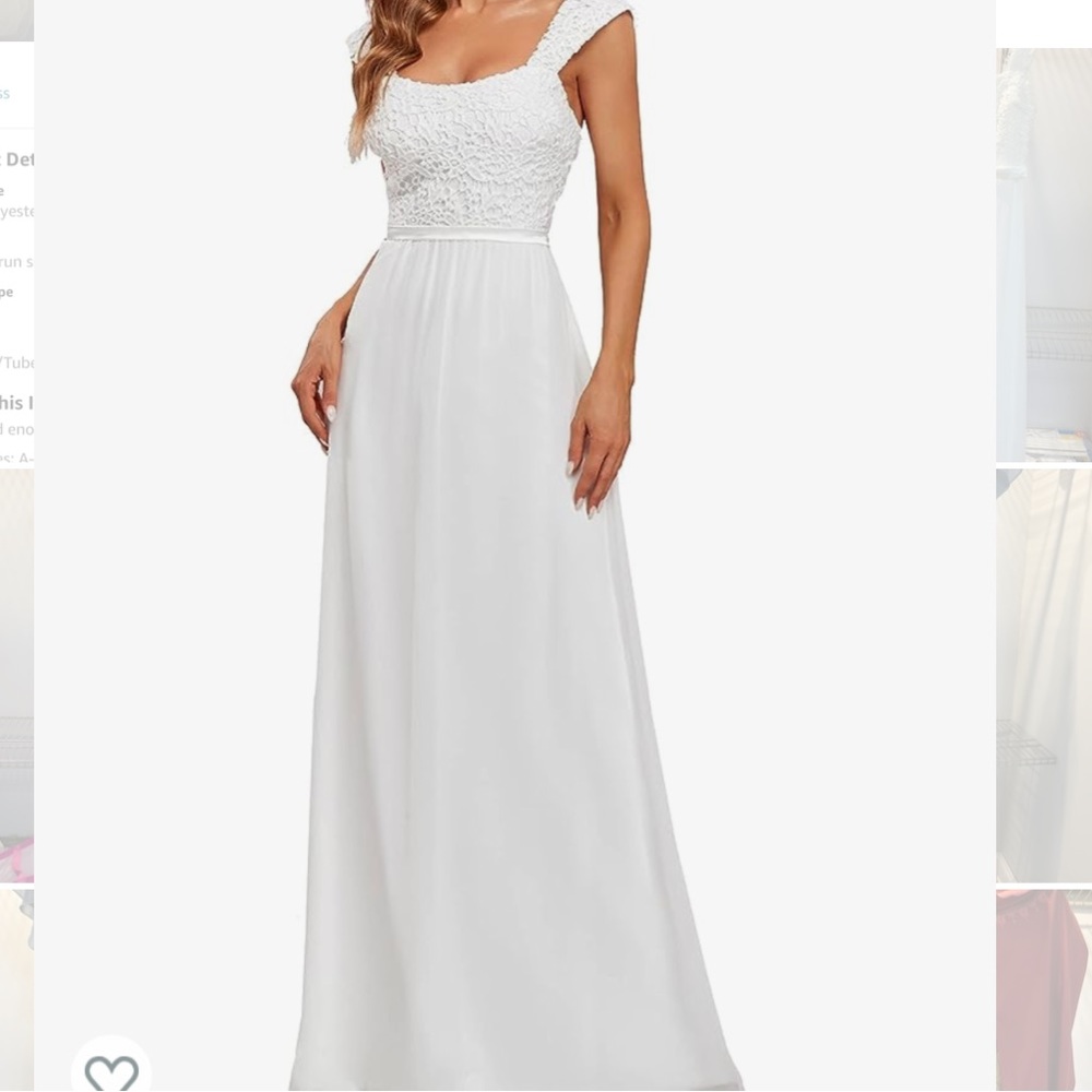 Beautiful White dress size 12